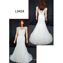 Full-Length Backless Wedding Dress Mermaid